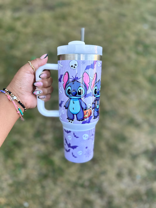 Blue alien Halloween