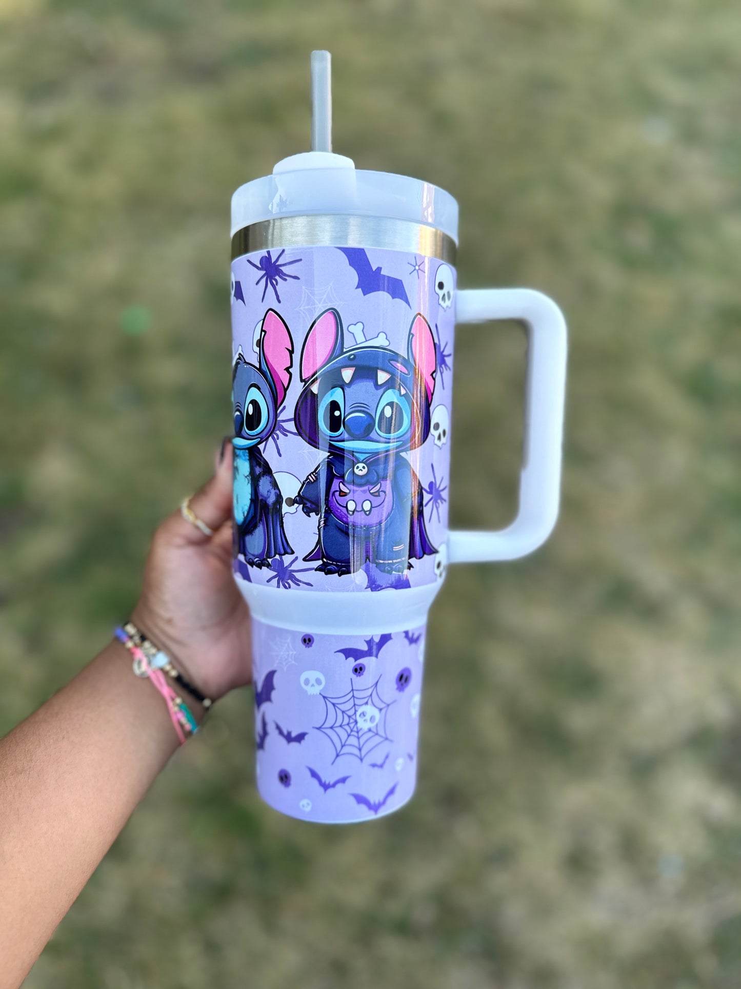 Blue alien Halloween