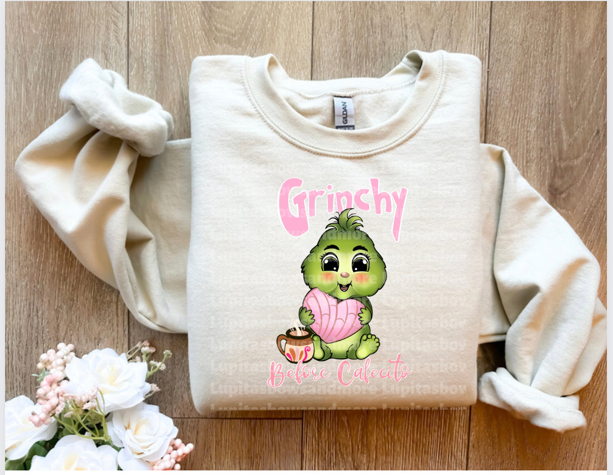 Grinchy cafecito crewneck
