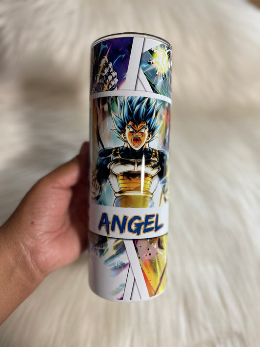 Vegeta custom tumbler