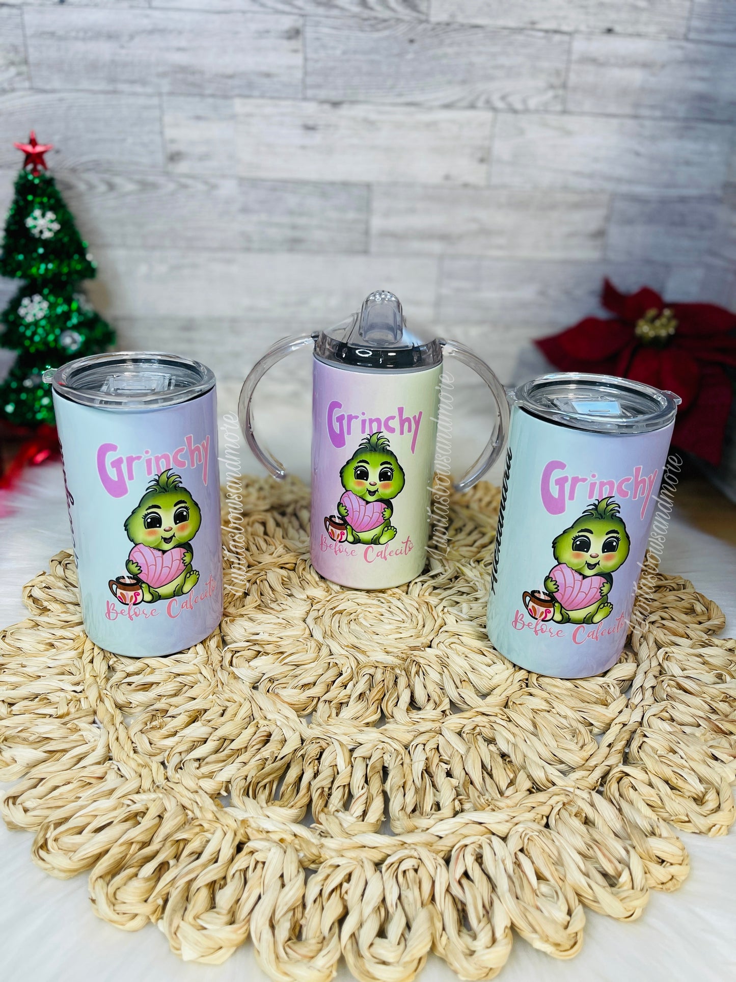 Grinchy sippy cup