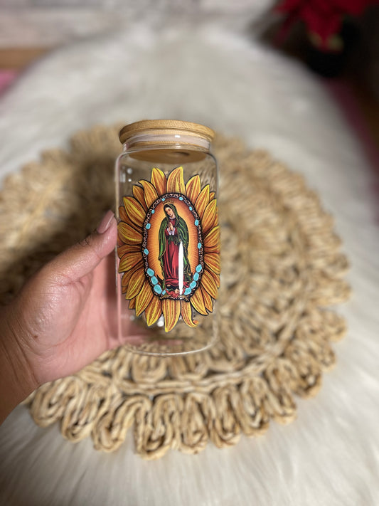 Virgencita glass
