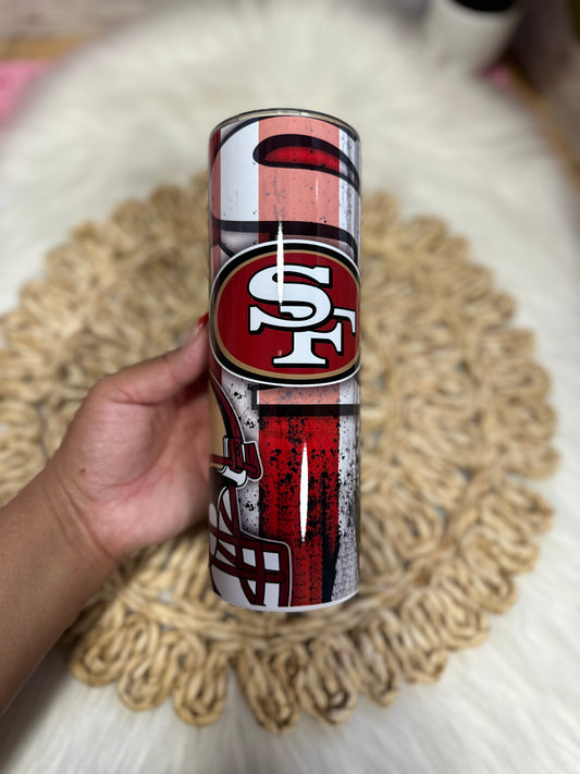 49 ers custom tumbler