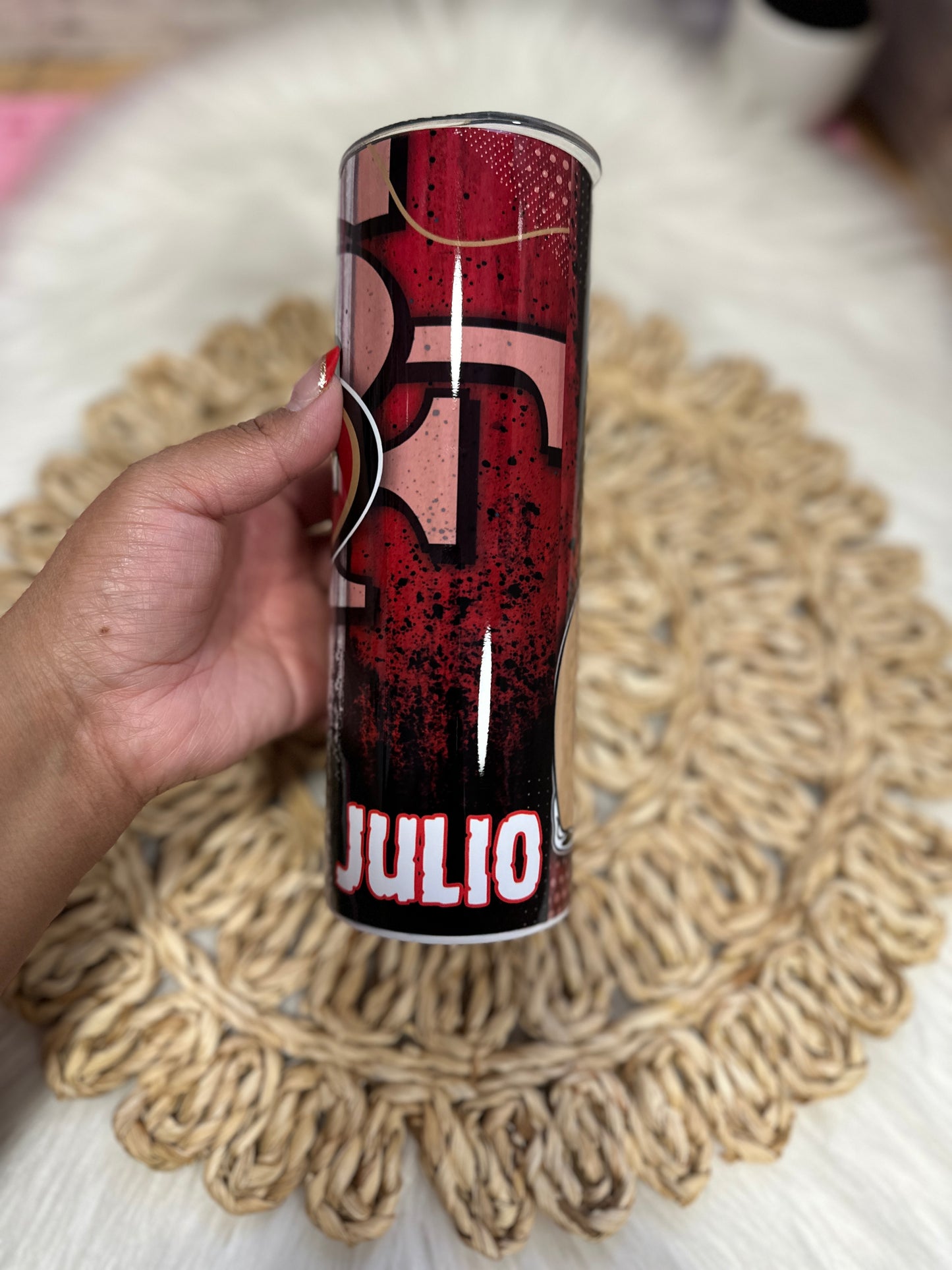49 ers custom tumbler