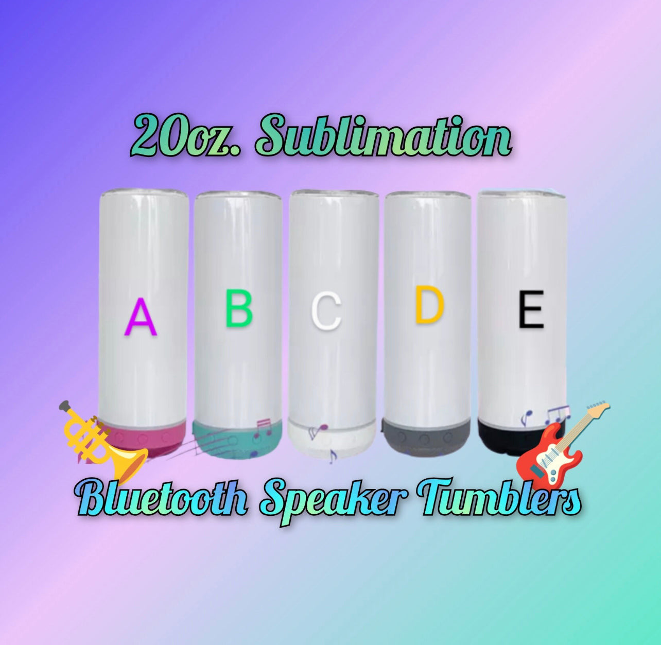 Bluetooth speaker tumbler