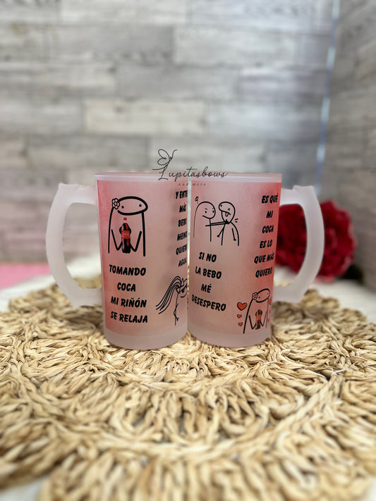 Tomando coca (tarro)