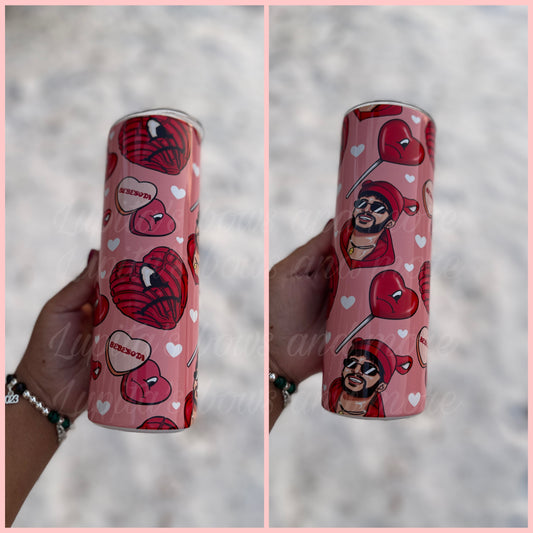 Badbunny concha hearts