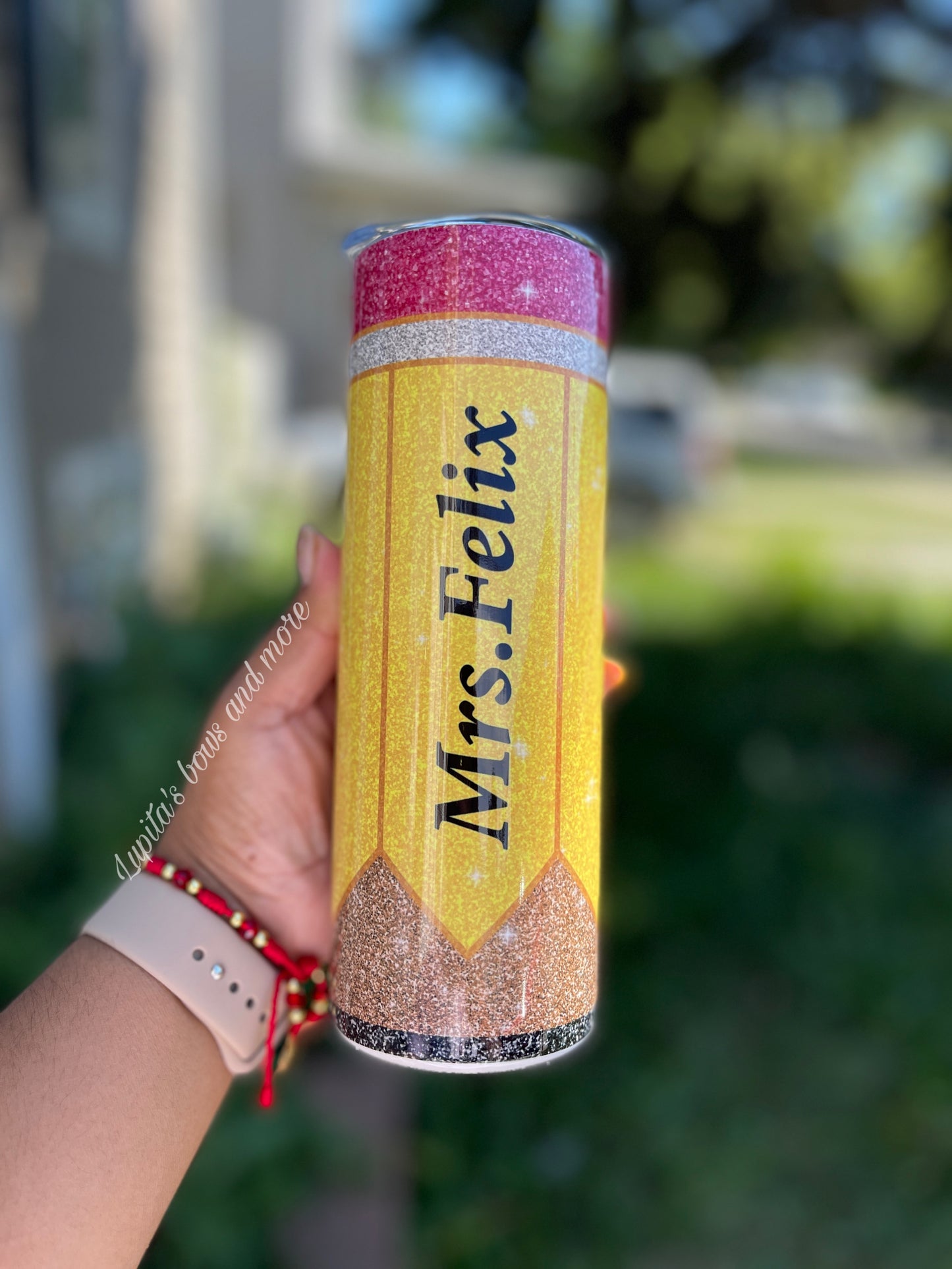 Pencil (glitter tumbler)