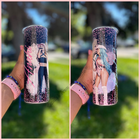 Anahí & karol G (gillter)