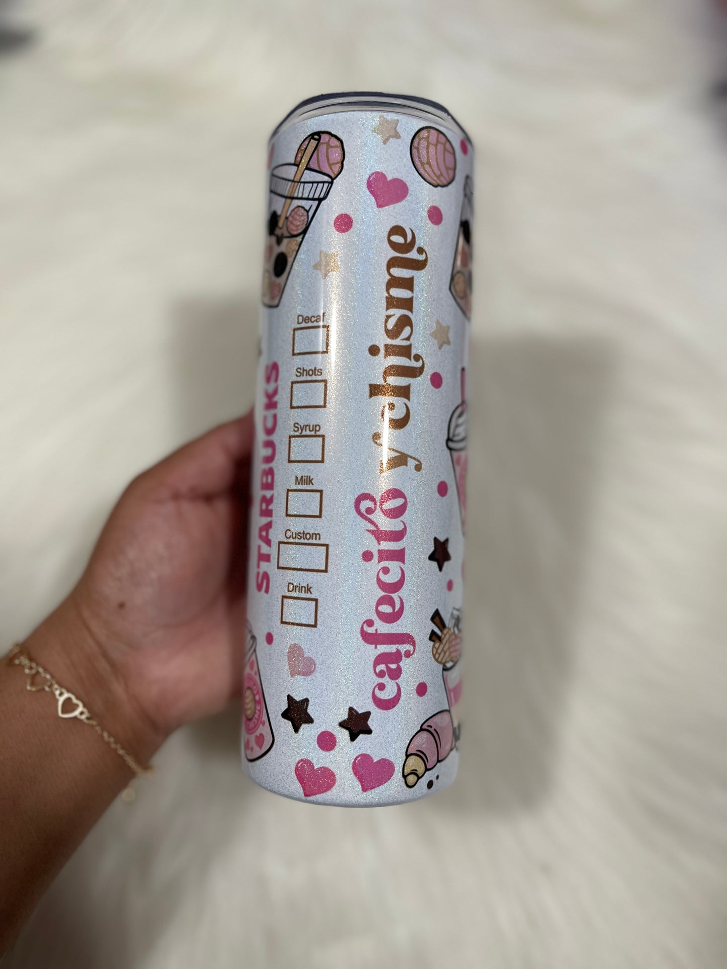 Cafecito y chisme ( glitter)