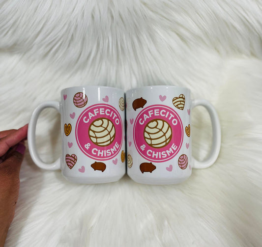 cafecito y chisme mug