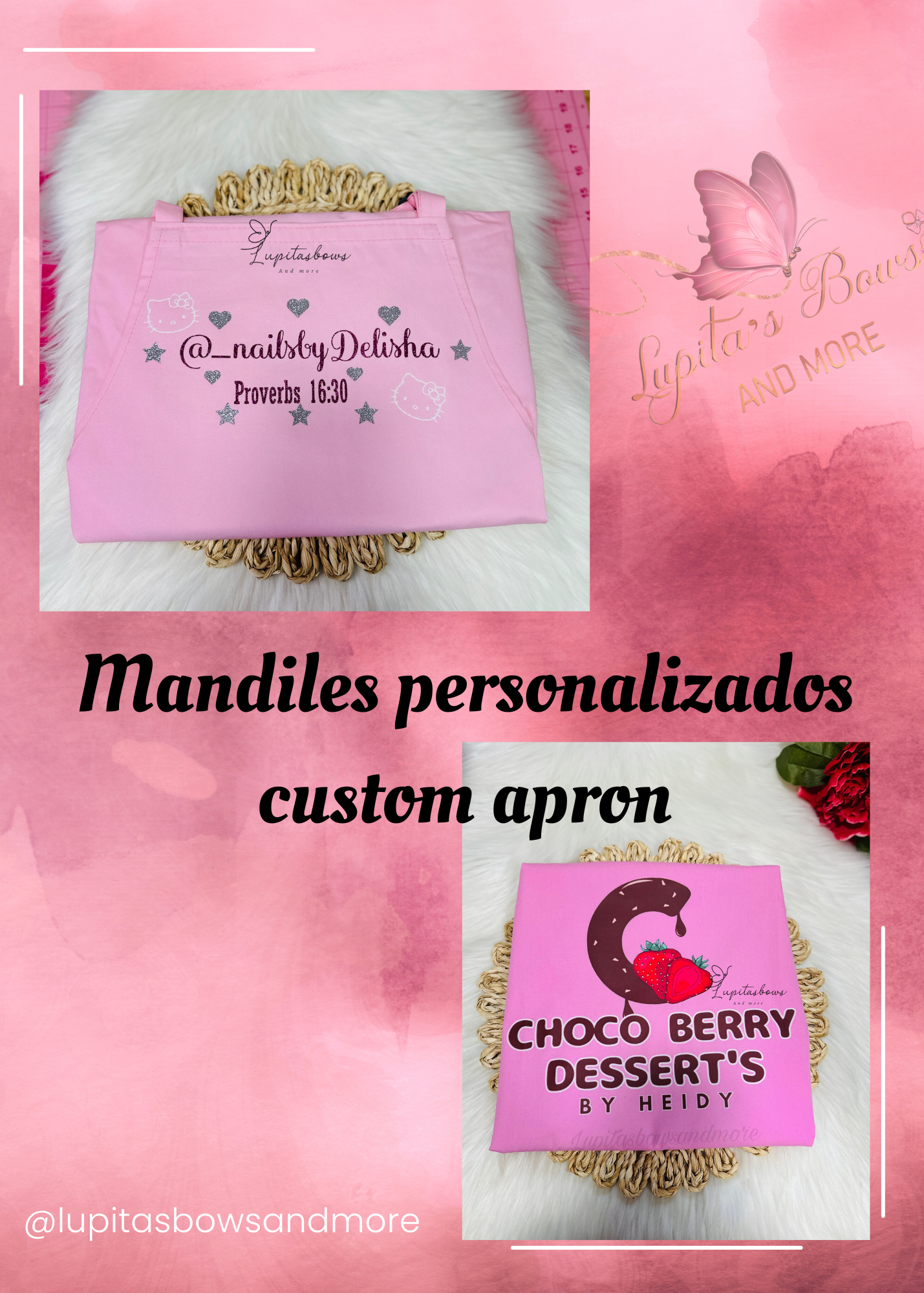 Mandiles personalizados (custom apron)