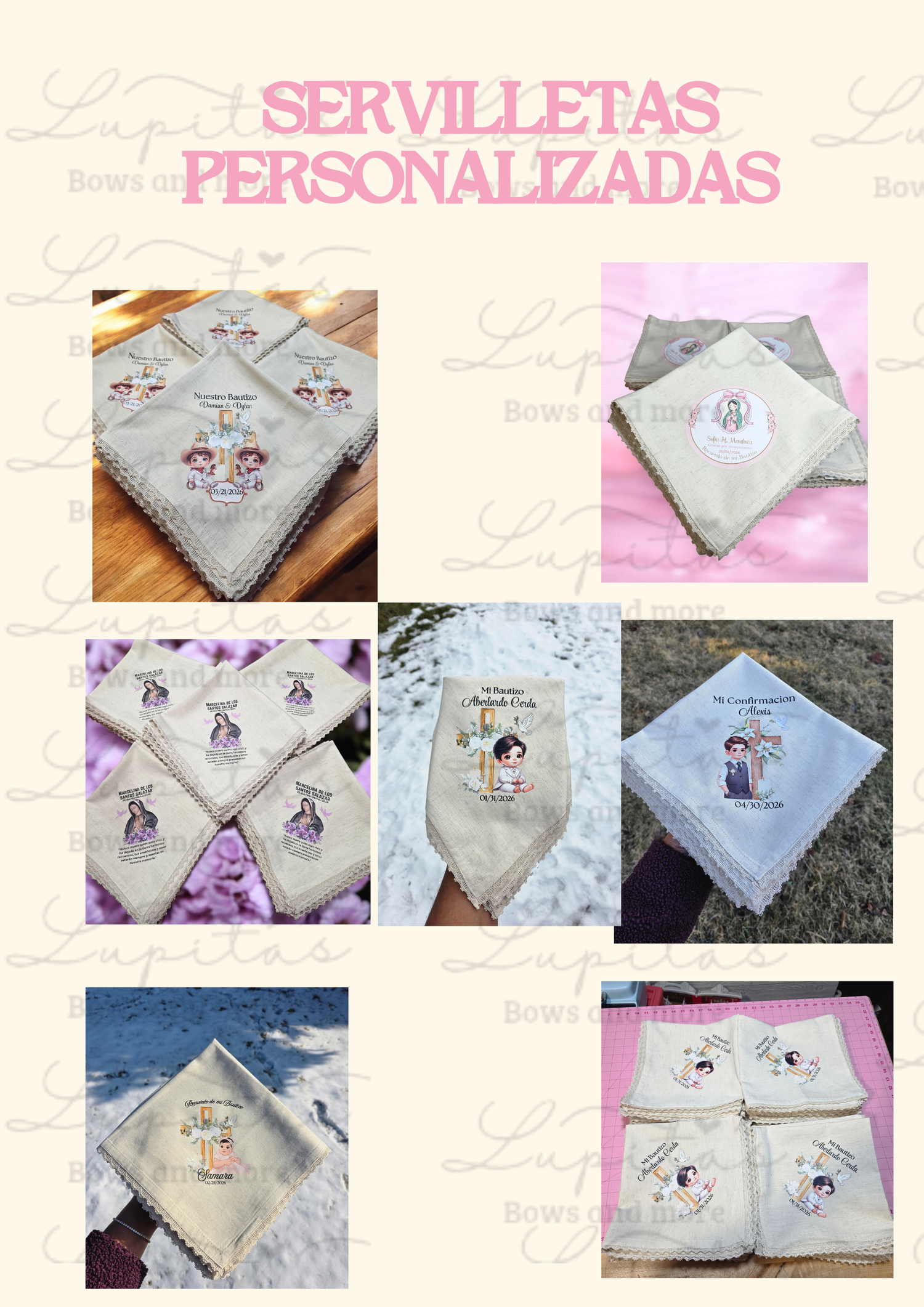 Servilletas personalizadas