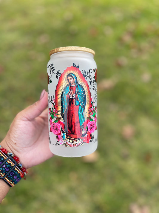 Virgen rosas