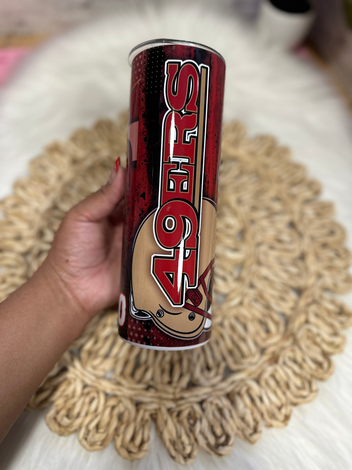 49 ers custom tumbler
