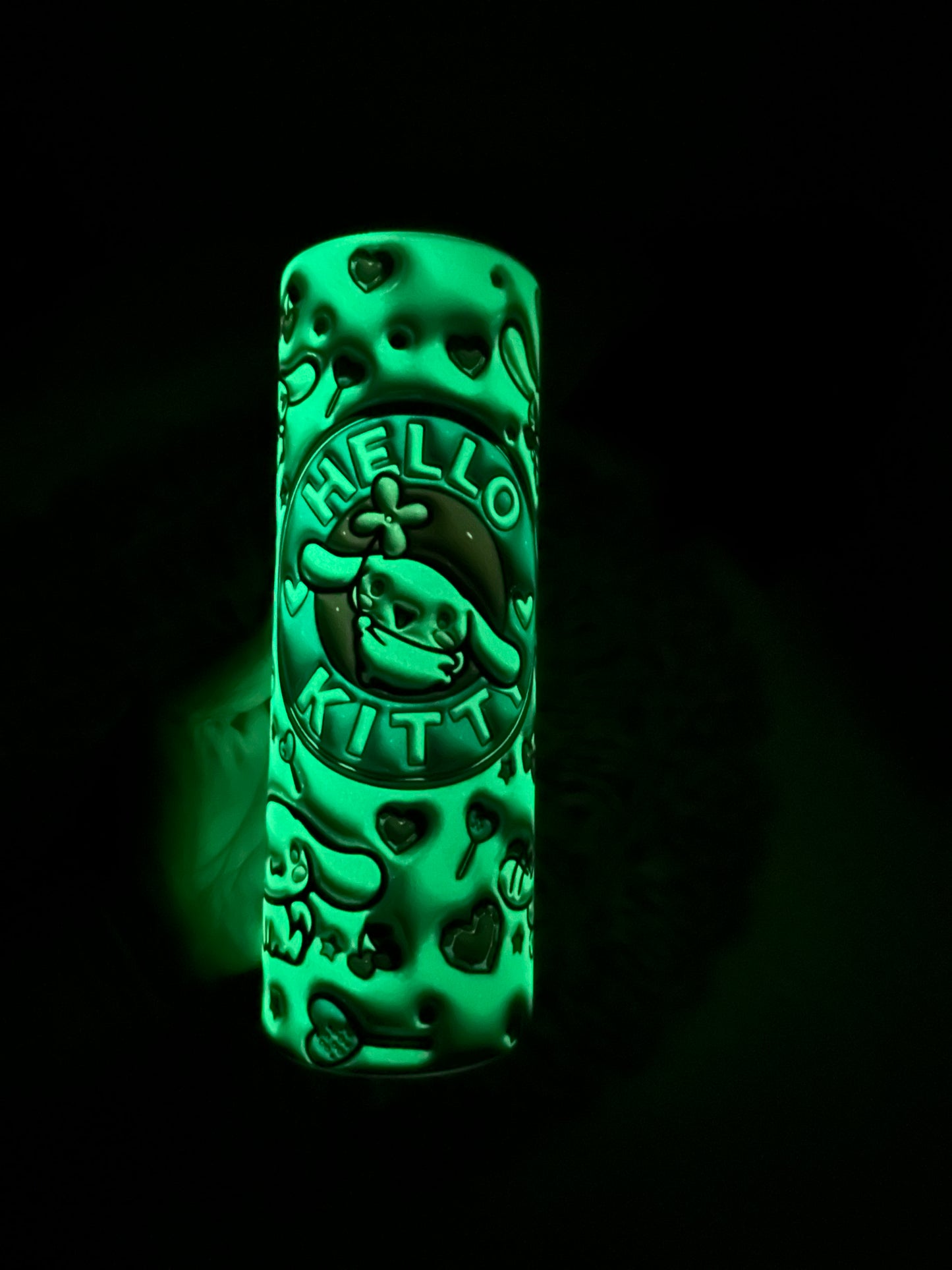 Blue glow in the dark