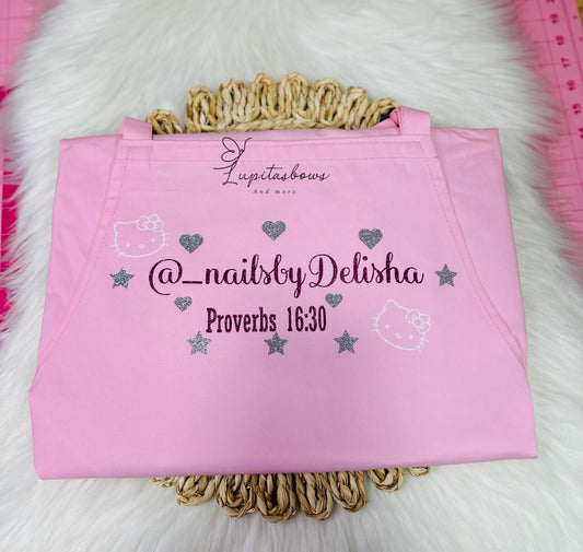 Pink apron (custom)