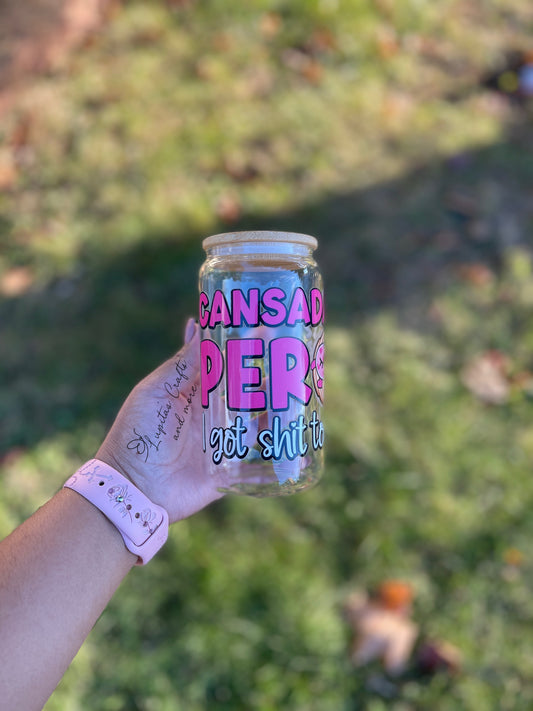 Cansada clear cup