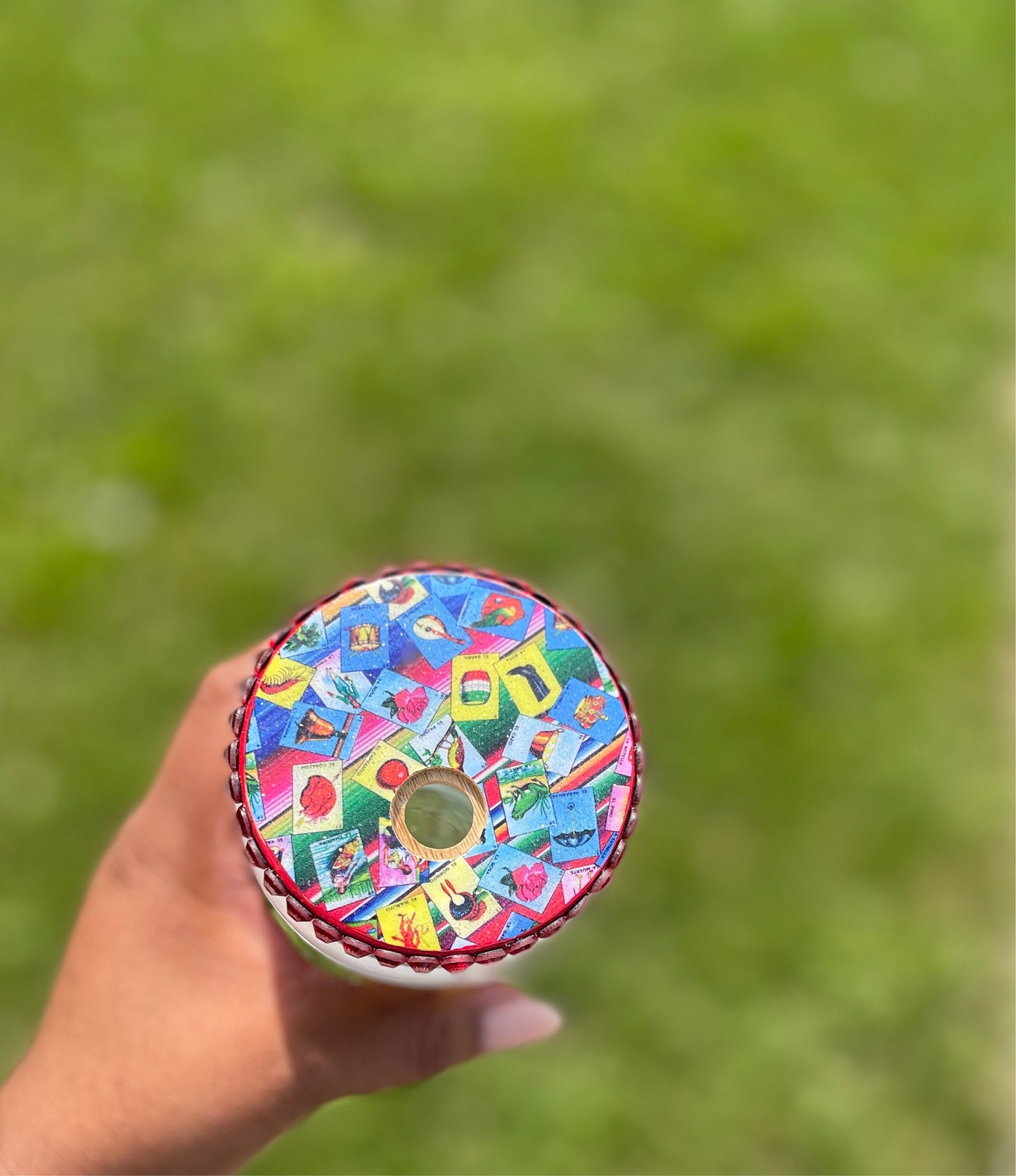 LOTERIA glass