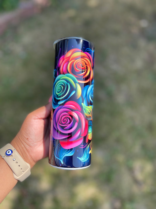 Neon flowers