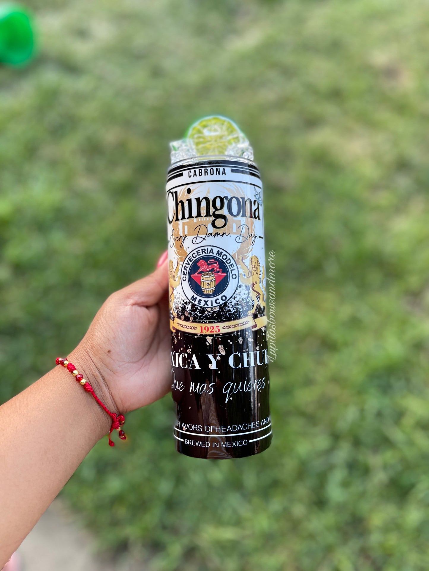 Chingona iced lid