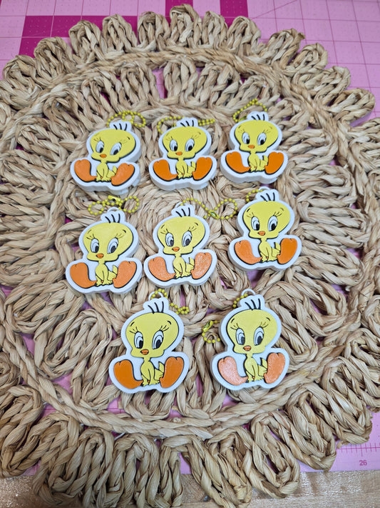 Yellow bird soda can opener