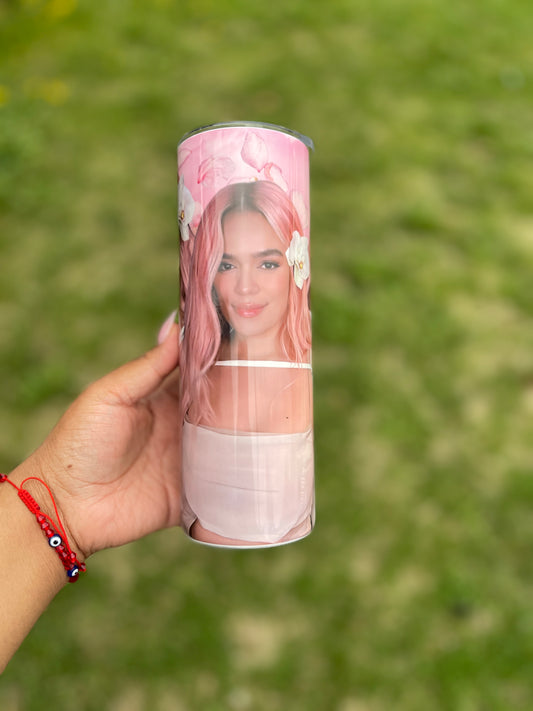 Karol g pink hair